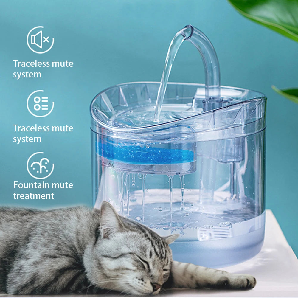 Automatic Cat Water Dispenser - Sensor Faucet Fountain